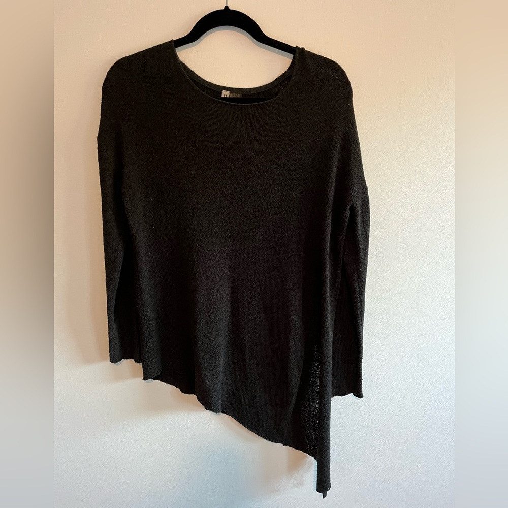 H&M long asymmetrical sweater
